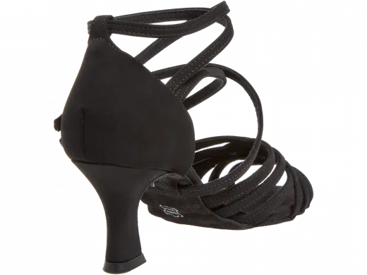 Diamant 108-060-040 schwarzer Damen Tanzschuhe 108-060-040 mit 6,5cm Absatz Inkl. Mc-Tanz Aufraubürste