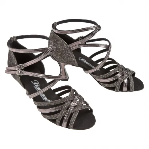Diamant 108-087-521-V Damen Tanzschuhe 108-087-521-V bronce Brokat mit 6,5cm Absatz