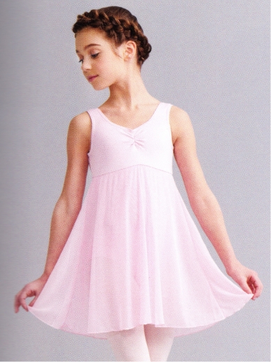 Capezio Kinder Ballett Trikot Anzug Ballettkleid 3968c Rosa und Weiss