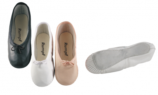 Rumpf Ballett Schläppchen Modell 1000 Ballettschuhe Restposten Weiss