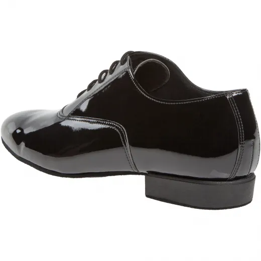 Diamant 180-075-038 Herren Lack Tanzschuhe in Schwarz inkl. Aufrauhbürste von Mc-Tanz