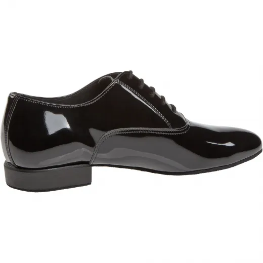 Diamant 180-075-038 Herren Lack Tanzschuhe in Schwarz inkl. Aufrauhbürste von Mc-Tanz