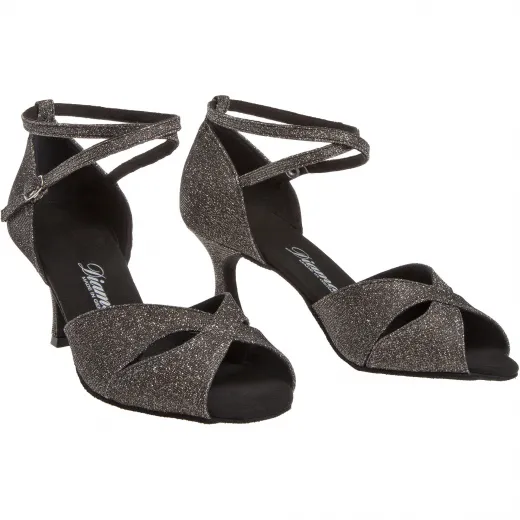Diamant 181-087-510 Damen Tanzschuhe 181-087-510 bronze Brokat mit 6,5cm Absatz Inkl. Mc-Tanz Aufraubürste