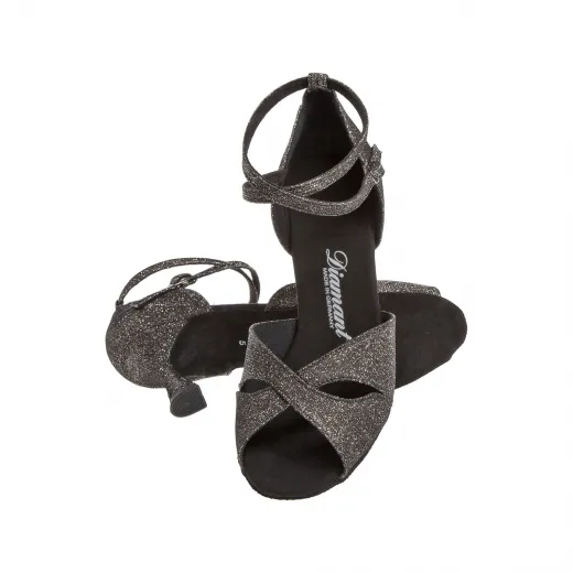 Diamant 181-087-510 Damen Tanzschuhe 181-087-510 bronze Brokat mit 6,5cm Absatz Inkl. Mc-Tanz Aufraubürste