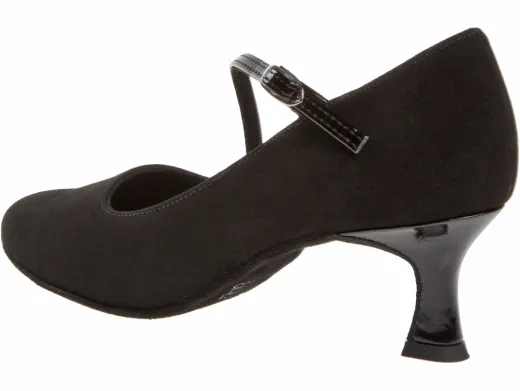 Diamant 174-106-008 Damen Tanzschuhe Diamant 174-106-008 schwarz mit 5cm Absatz Inkl. Mc-Tanz Aufraubürste Restposten