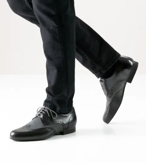 Werner Kern Herren Tanzschuhe 28023 Udine Grau Schwarz