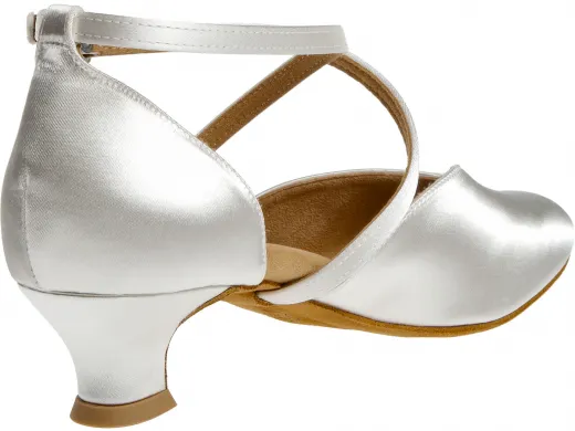 Diamant Brautschuhe Standard Tanzschuhe 107-013-092 weiss Inkl. Mc-Tanz Aufraubürste