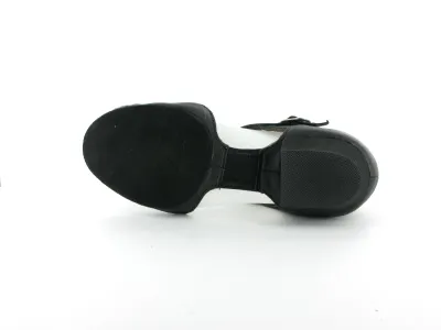 Capezio Griechische Sandale Leder Pedini 321 schwarz Restposten