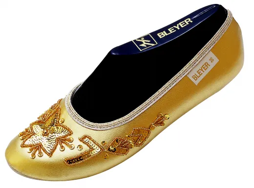 Bleyer Bauchtanzschuhe Gymnastikschuhe 6310 silber
