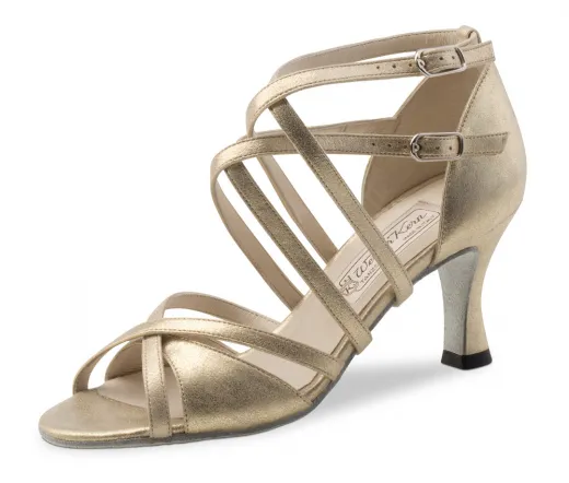 Werner Kern Eva Tanzschuhe Werner Kern Eva Perl Nude Damentanzschuhe mit 6,5cm Absatz