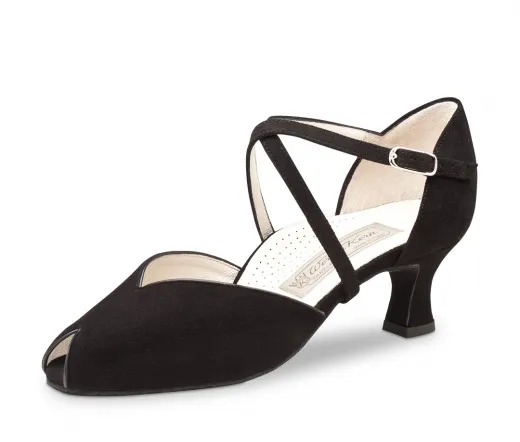Werner Kern Fatima Tanzschuhe Fatima Comfort Schwarz mit 5cm Absatz Damentanzschuhe