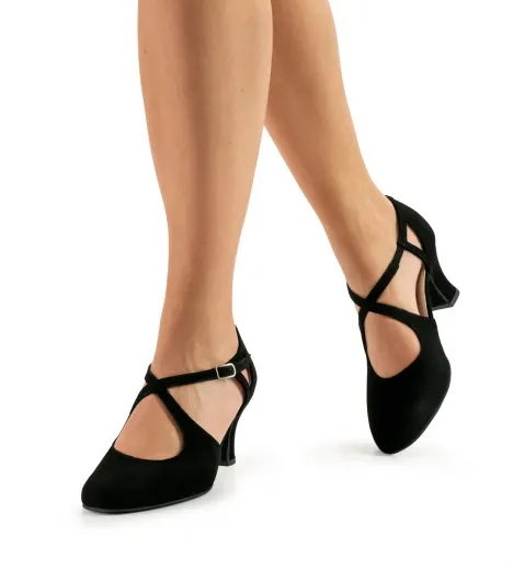 Werner Kern Gala Tanzschuhe Gala Comfort Schwarz mit 6cm Absatz Damentanzschuhe Werner Kern Gala Tanzschuhe Gala Comfort Schwarz mit 6cm Absatz Damentanzschuhe
