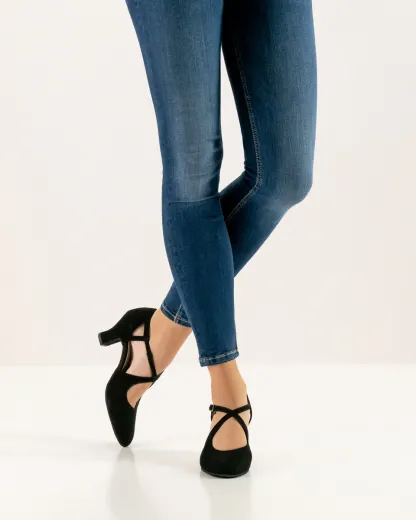 Werner Kern Gala Tanzschuhe Gala Comfort Schwarz mit 6cm Absatz Damentanzschuhe Werner Kern Gala Tanzschuhe Gala Comfort Schwarz mit 6cm Absatz Damentanzschuhe