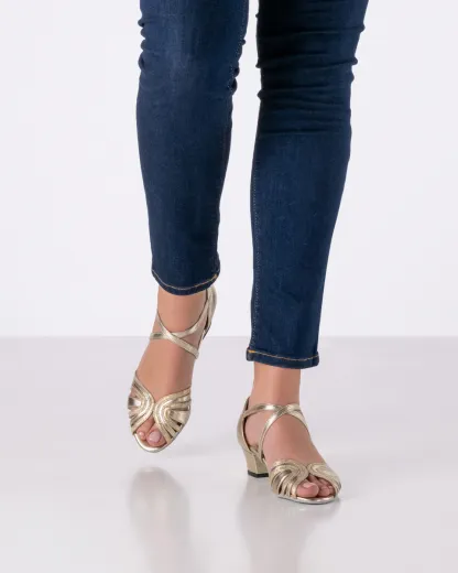 Werner Kern Kim Tanzschuhe Platin Damentanzschuhe mit 3,5cm Absatz