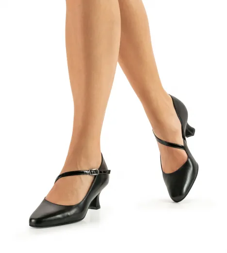 Werner Kern Damen Tanzschuhe Rita Schwarz mit 5,5cm Absatz