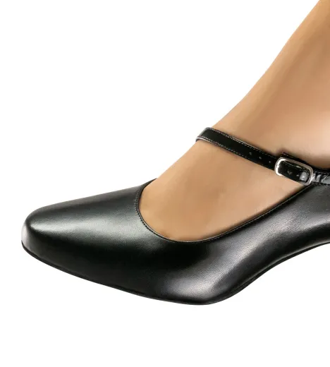 Werner Kern Damen Tanzschuhe Rita Schwarz mit 6,5cm Absatz Restposten