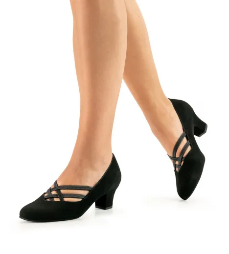 Werner Kern Damen Tanzschuhe Ruby 4,5cm Absatz schwarz comfort