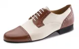Werner Kern Herren Tanzschuhe 28051 Bergamo creme braun