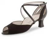 Werner Kern Damen Tanzschuhe Tiziana Comfort schwarz Samtziege Restposten