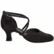 Damen Diamant Tanzschuhe 048-113-001 schwarz mit 5,5cm Absatz