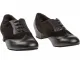 Diamant Trainer Schnürrtanzschuhe Tanzschuhe 063-029-070 schwarz mit 2,8cm Absatz Inkl. Mc-Tanz Aufraubürste