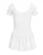 Rumpf 3040 Kinder Ballett Trikot Anzug Ballettkleid R3040 Rosa und Weiss