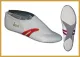 IWA 401 Kunstturnschuhe Modell 401 weiss mit roten Streifen