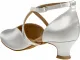 Diamant Brautschuhe Standard Tanzschuhe 107-013-092 defekt Gr.6 weiss Inkl. Mc-Tanz Aufraubürste