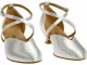 Diamant Brautschuhe Standard Tanzschuhe 107-013-092 weiss Inkl. Mc-Tanz Aufraubürste