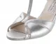 Werner Kern Damen Tanzschuhe Astrid mit 6,5cm Absatz Perl Silber Damentanzschuhe
