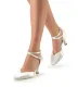 Werner Kern Betty Tanzschuhe Brautschuhe Betty weiß mit 6,5cm Absatz