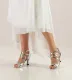 Werner Kern Eva Tanzschuhe Eva chevro silber Damentanzschuhe mit 6,5cm Absatz