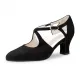Werner Kern Gala Tanzschuhe Gala Comfort Schwarz mit 6cm Absatz Damentanzschuhe