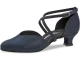 Diamant 170-013-537 Damen Tanzschuhe 170-013-537 Blau mit 4,2cm Absatz