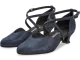 Diamant 170-013-537 Damen Tanzschuhe 170-013-537 Blau mit 4,2cm Absatz