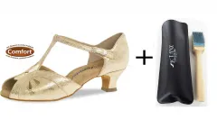 Diamant 019-011-017 Damen Latein Diamant Tanzschuhe 019-011-017 mit 4,2cm Absatz Inkl. Mc-Tanz Aufraubürste