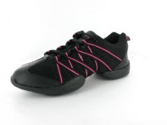 Bloch Tanz Sneaker BL 524 Criss Cross Pink in der Farbe Schwarz/Rosa BL524L