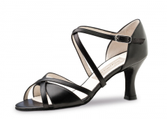 Werner Kern Damen Tanzschuhe July schwarz mit 6,5cm Absatz getragen Größe 5,5