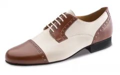 Werner Kern Herren Tanzschuhe 28051 Bergamo creme braun