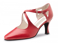 Werner Kern Damen Tanzschuhe Werner Kern Ines Rot mit 6,5cm Absatz