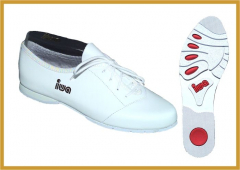 IWA 815 Jazztanzschuhe Gymnastikschuhe Leder  Modell 815 weiss und schwarz