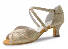 Anna Kern 620 Aliette Damen Tanzschuhe 620-50 Sparkle Gold