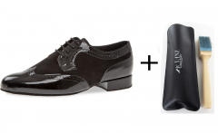Diamant Herren Tanzschuhe 089-076-029 schwarz Inkl. Mc-Tanz Aufraubürste