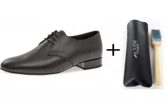 Diamant 095-075-028 schwarzer Herren Tanzschuhe 095-075-028 Inkl. Mc-Tanz Aufraubürste Restposten