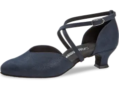 Diamant 170-013-537 Damen Tanzschuhe 170-013-537 Blau mit 4,2cm Absatz