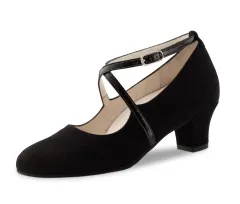 Werner Kern Damen Tanzschuhe Tabea 4,5cm Absatz schwarz comfort für Einlagen